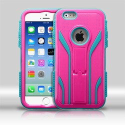 Natural Hot Pink/Tropical Teal TUFF Extreme Hybrid Protector Cover